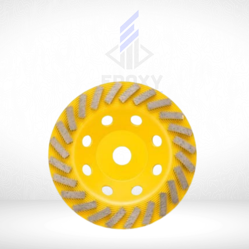 Cup Wheel: 5" 18 Seg Threaded