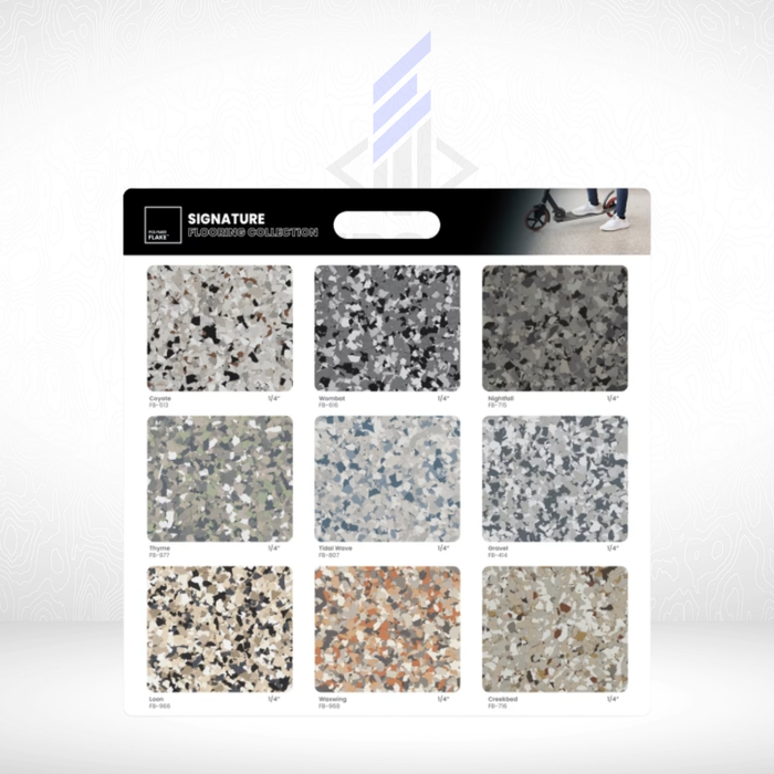 Torginol Sample Boards - (9) Colors