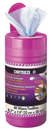 Dirteeze Rough & Smooth Wipes - 80 Count