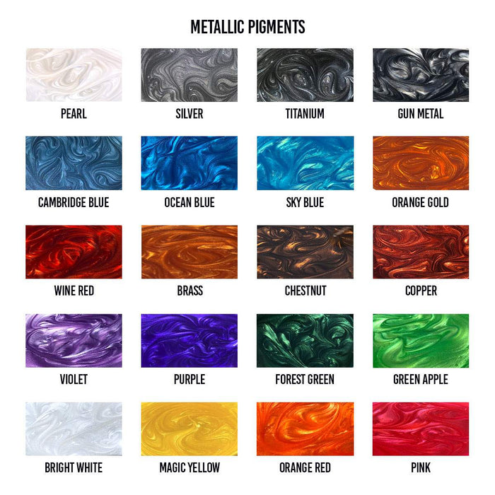 E2U Metallic Powder Pigments 32 oz Epoxy Warehouse USA